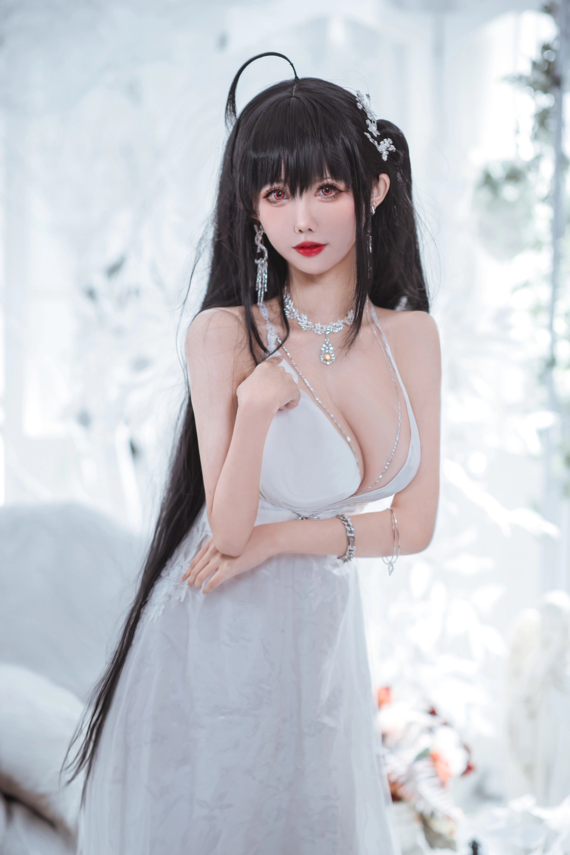 仙女月 - NO.08 大凤纯白婚纱 3