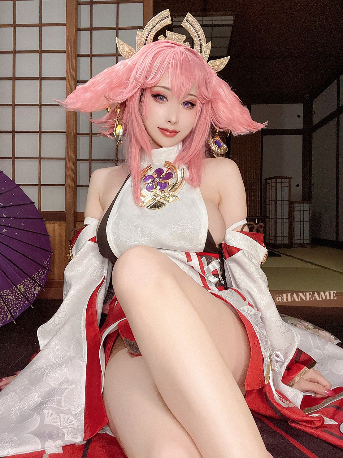 雨波_HaneAme - NO.164 原神 – 八重神子 1